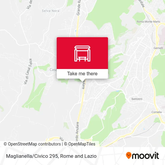 Maglianella/Number 295 map