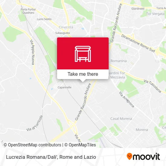 Lucrezia Romana/Dali map