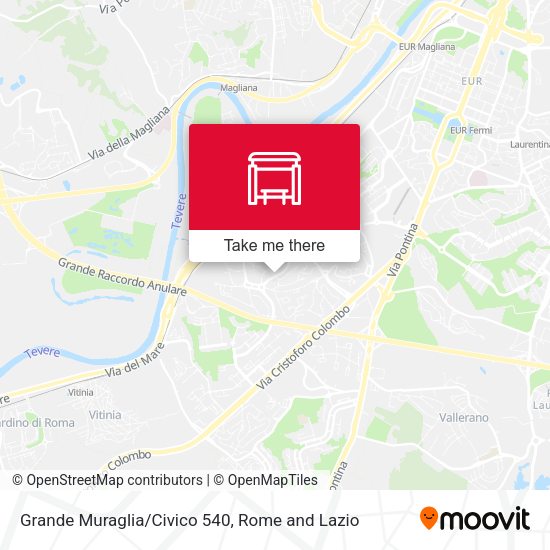Grande Muraglia/Civico 540 map