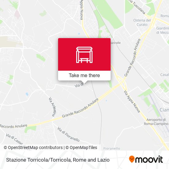 Stazione Torricola/Torricola map