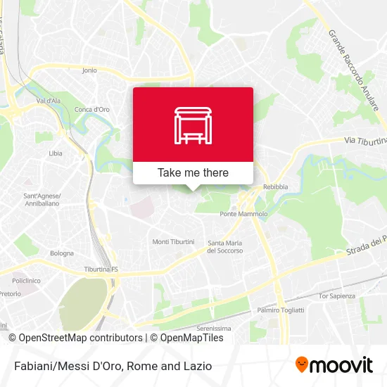 Fabiani/Messi D'Oro map