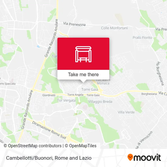 Cambellotti/Buonori map