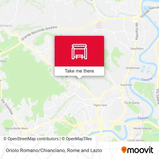 Oriolo Romano/Chianciano map