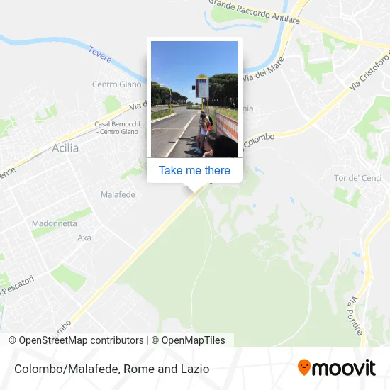 Colombo/Malafede map