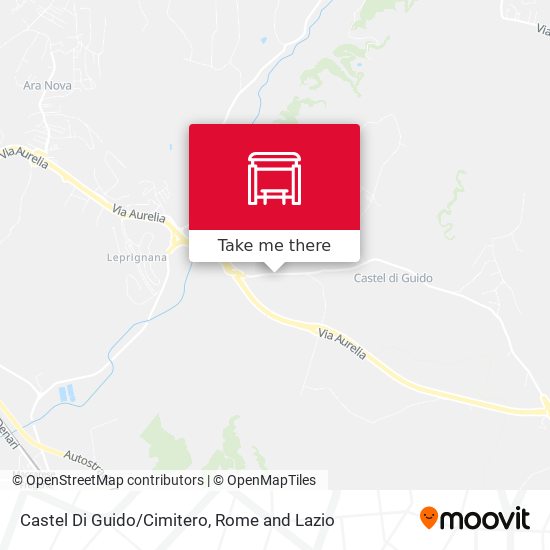 Castel Di Guido/Cimitero map