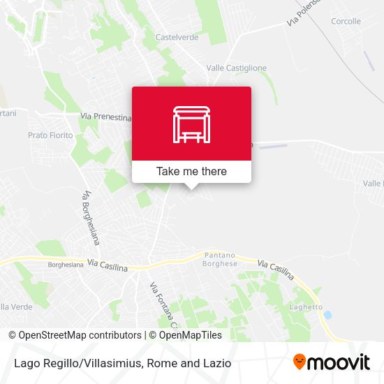 Lago Regillo/Villasimius map