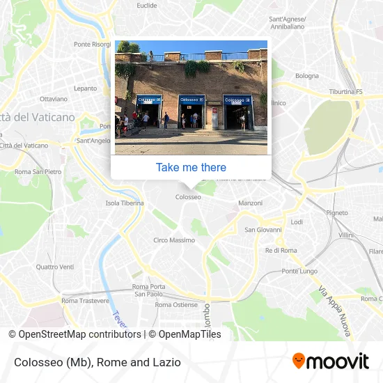 Colosseo (Mb) map