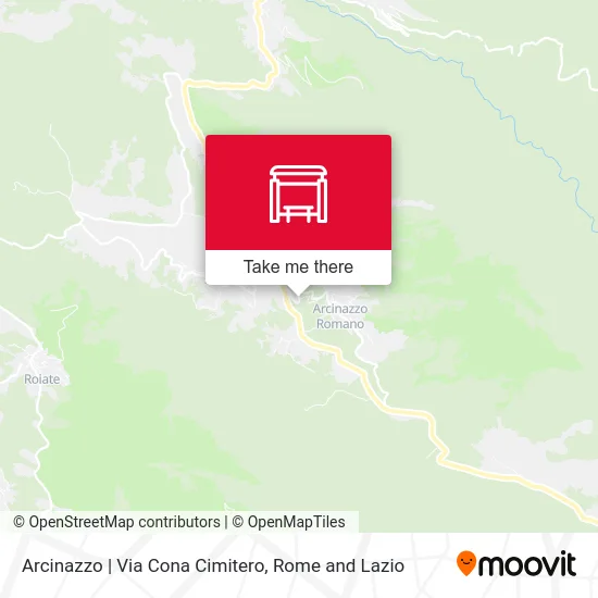 Arcinazzo | Via Cona Cemetery map