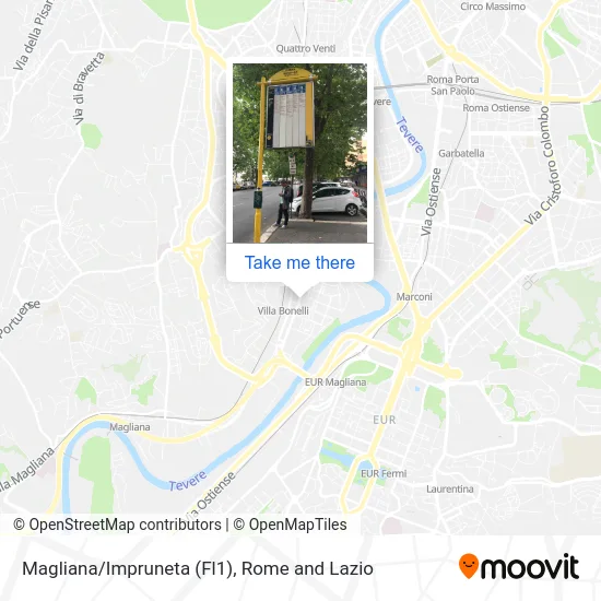 Magliana/Impruneta (Fl1) map