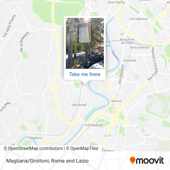 Magliana/Grottoni map