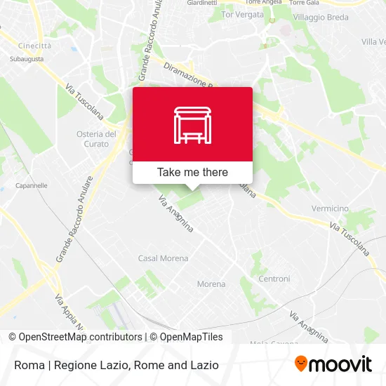 Rome | Lazio Region map