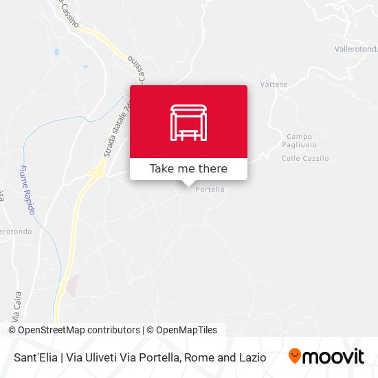 Sant'Elia | Via Uliveti Via Portella map