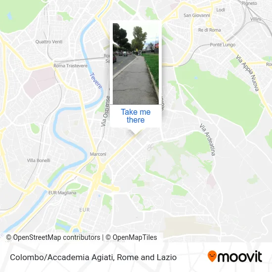 Colombo/Accademia Agiati map