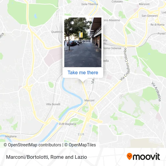 Marconi/Bortolotti map