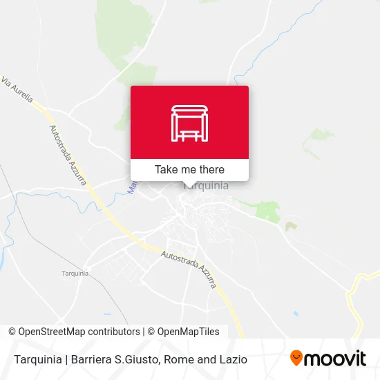 Tarquinia | San Giusto Barrier map