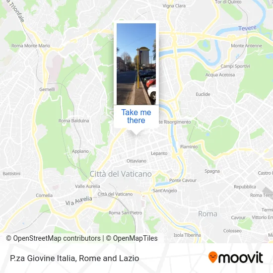 Young Italy Square map