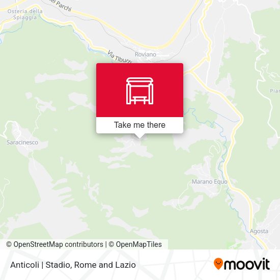 Anticoli | Stadio map