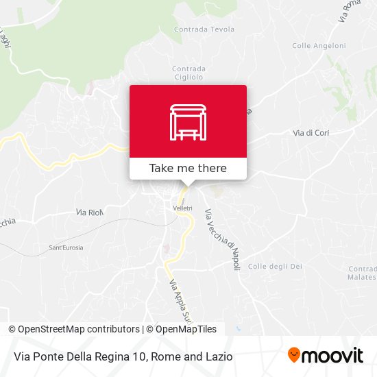 Via Ponte Della Regina 10 map