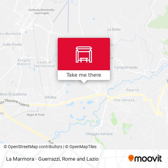 La Marmora - Guerrazzi map