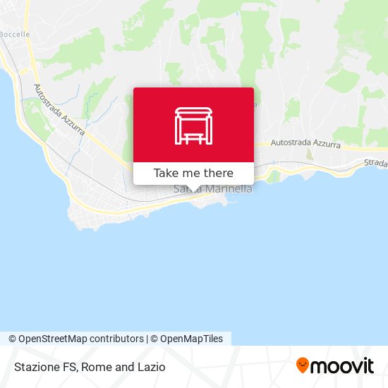 Stazione FS map