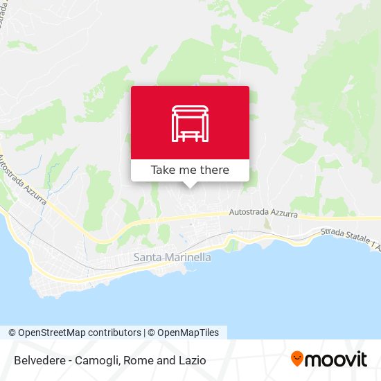 Belvedere - Camogli map