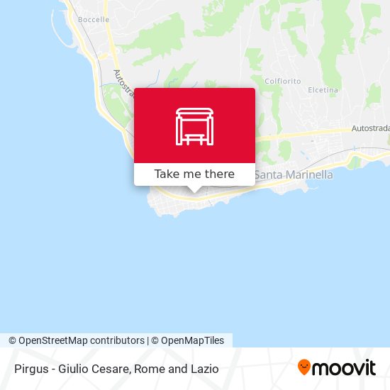 Pirgus - Giulio Cesare map
