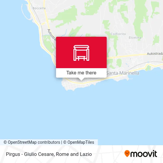 Pirgus - Julius Caesar map