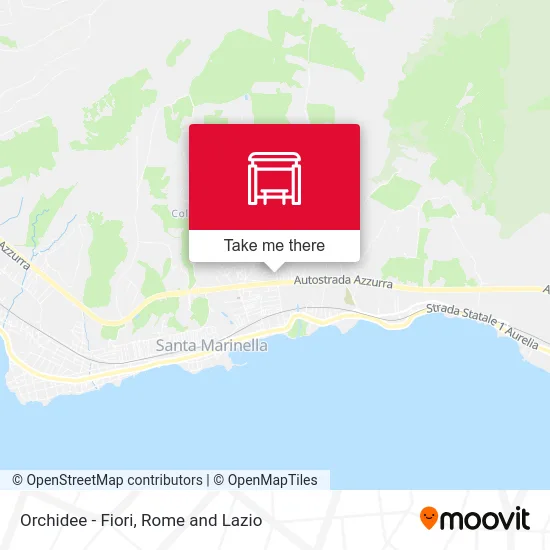 Orchidee - Fiori map