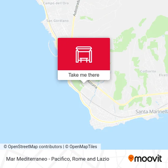 Mediterranean Sea - Pacific map