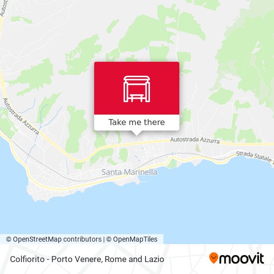 Colfiorito - Porto Venere map
