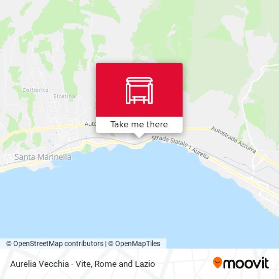 Aurelia Vecchia - Vite map