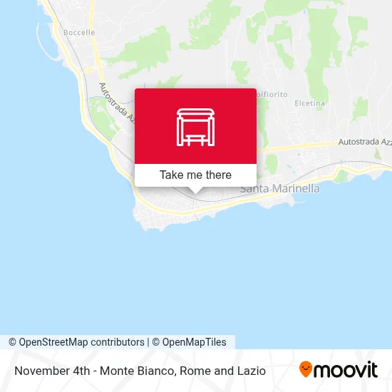 November 4th - Monte Bianco map