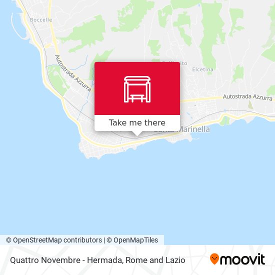 Quattro Novembre - Hermada map