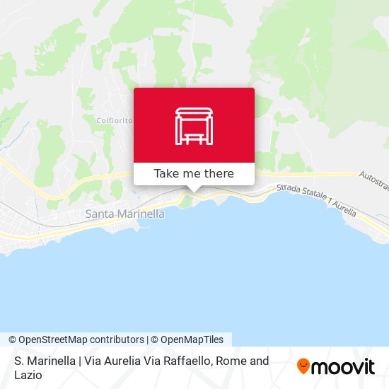 S. Marinella | Via Aurelia Via Raffaello map