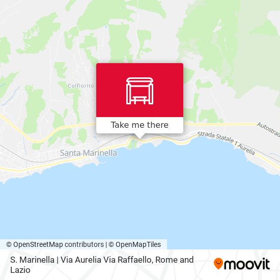 S. Marinella | Via Aurelia Via Raffaello map