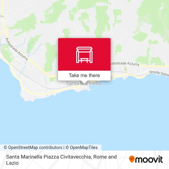 Santa Marinella Piazza Civitavecchia map