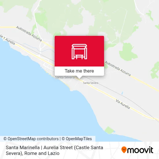 Santa Marinella | Aurelia Street (Castle Santa Severa) map