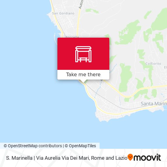 S. Marinella | Via Aurelia Via Dei Mari map