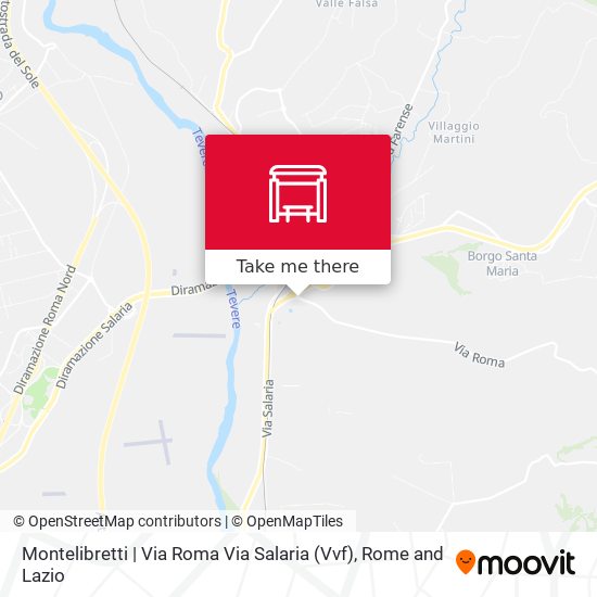 Montelibretti | Via Roma Via Salaria (Vvf) map
