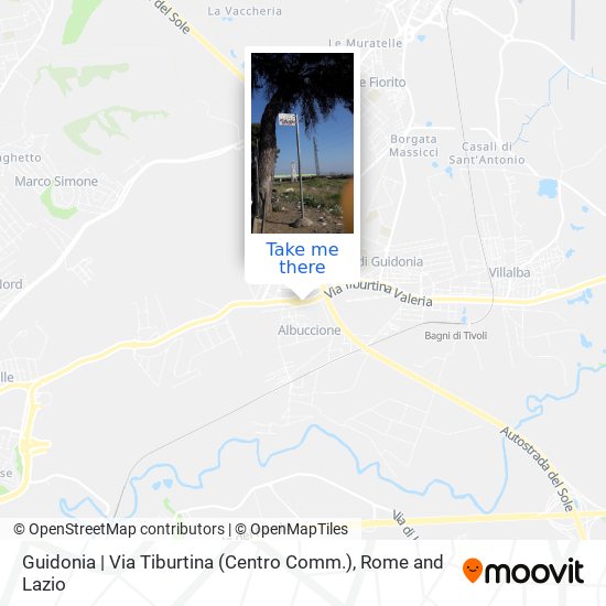 Guidonia | Via Tiburtina (Centro Comm.) map
