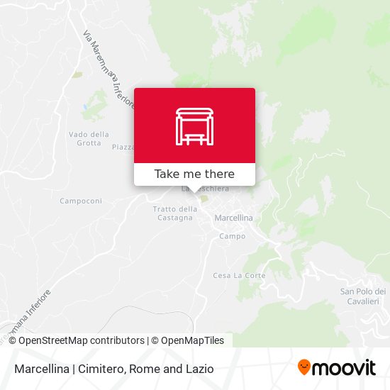 Marcellina | Cimitero map
