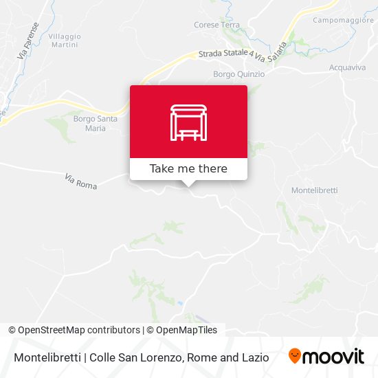 Montelibretti | Colle San Lorenzo map