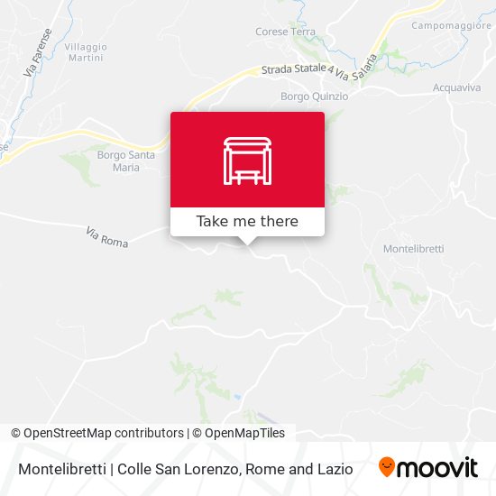 Montelibretti | Colle San Lorenzo map