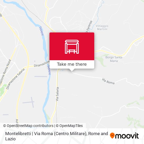 Montelibretti | Via Roma (Centro Militare) map