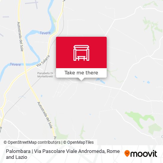 Palombara | Via Pascolare Viale Andromeda map