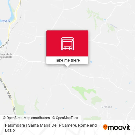 Palombara | Santa Maria Delle Camere map