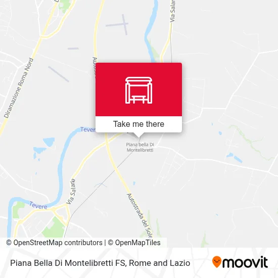 Piana Bella Di Montelibretti FS map