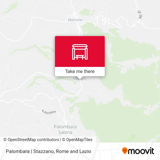 Palombara - Stazzano map