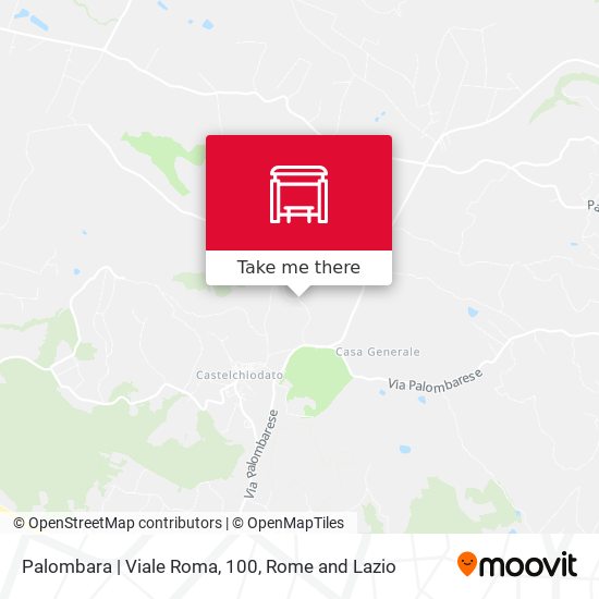 Palombara | Viale Roma, 100 map