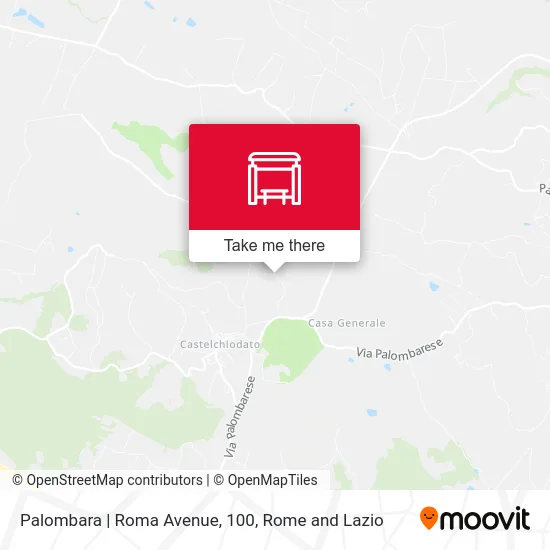 Palombara | Roma Avenue, 100 map